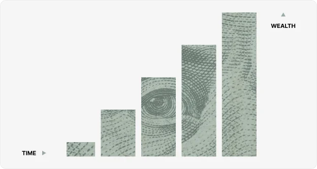 The Great Transfer of Wealth — a chart illustrating generational wealth transfer over time